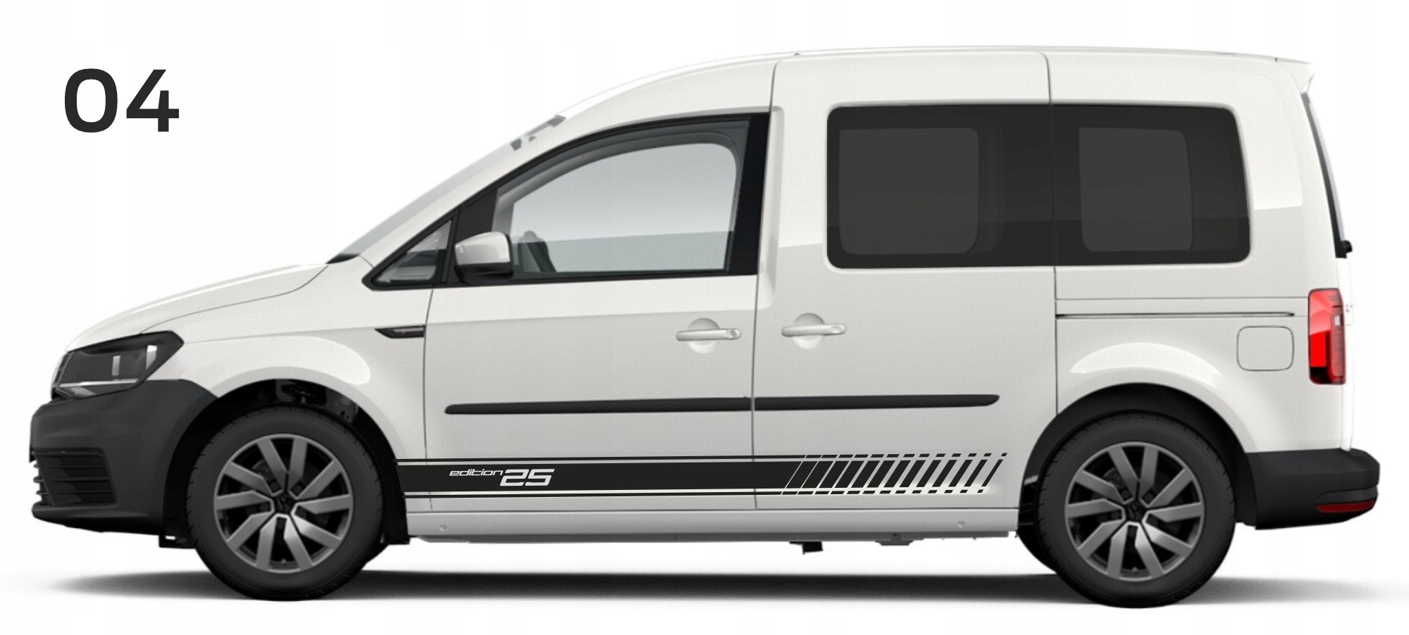 Samolepky do stran Vw Caddy – Edition 25 04