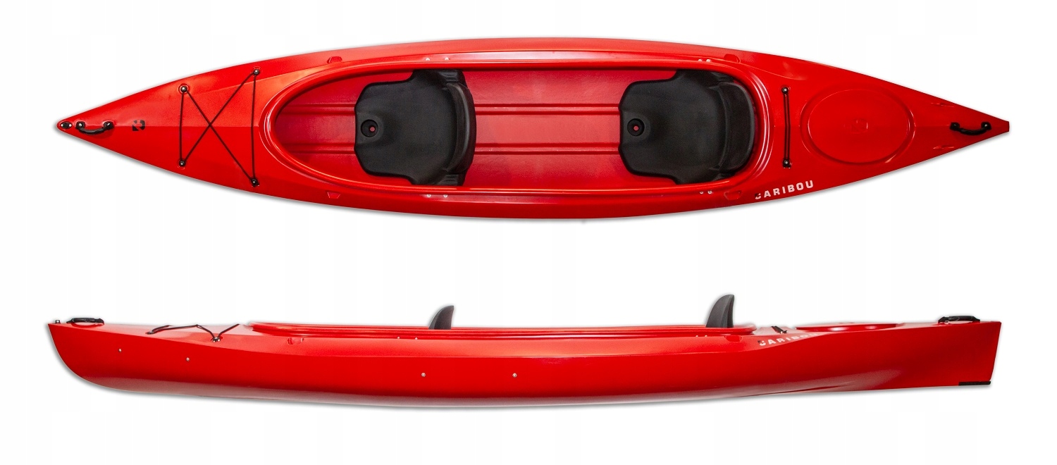 Dwuosobowy Kajak Turystyczny Caribou Adventure Stabilny Rodzinny Dwójka