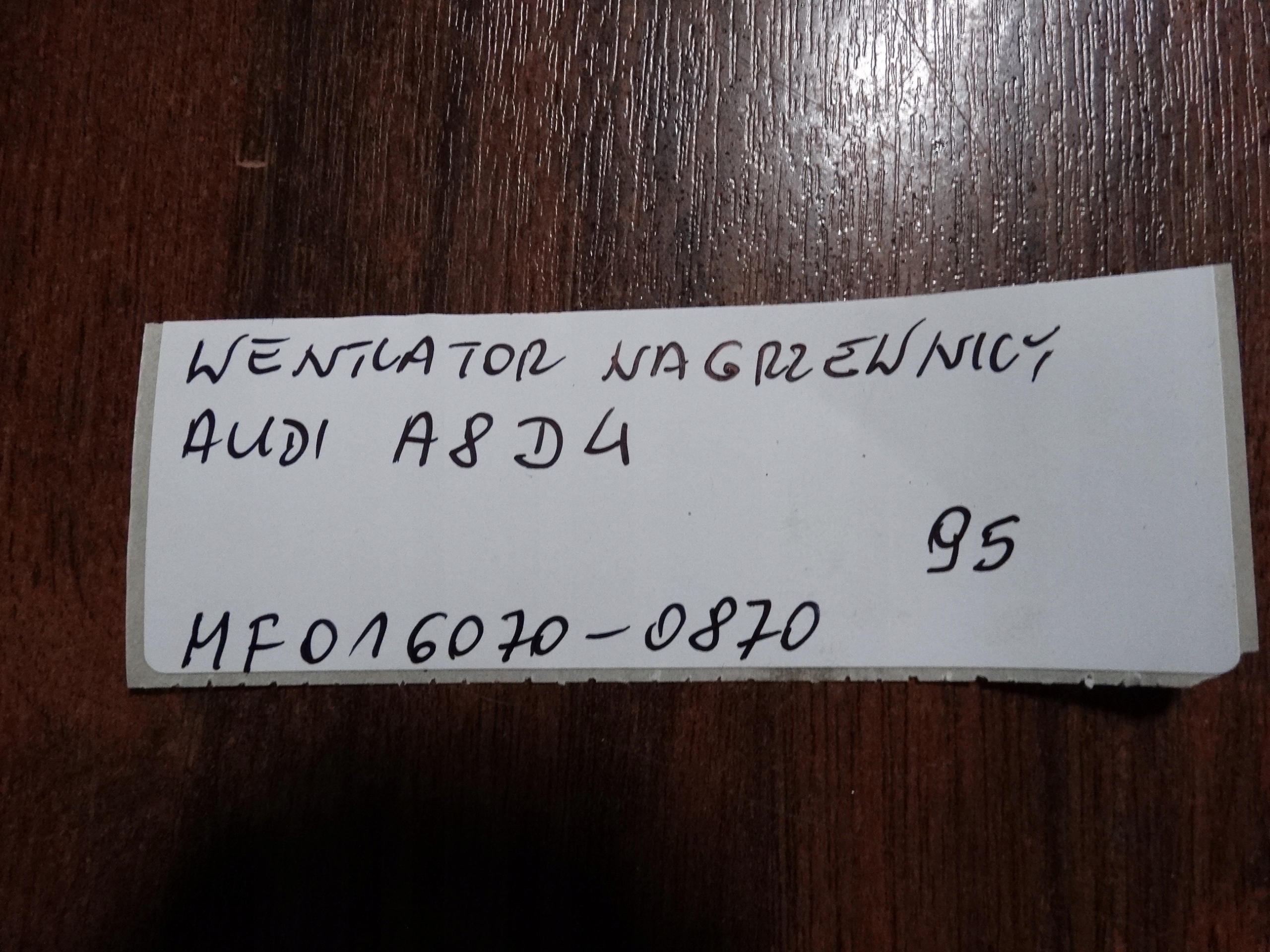 IDEAL ventilátor topení AUDI A8 D4 1