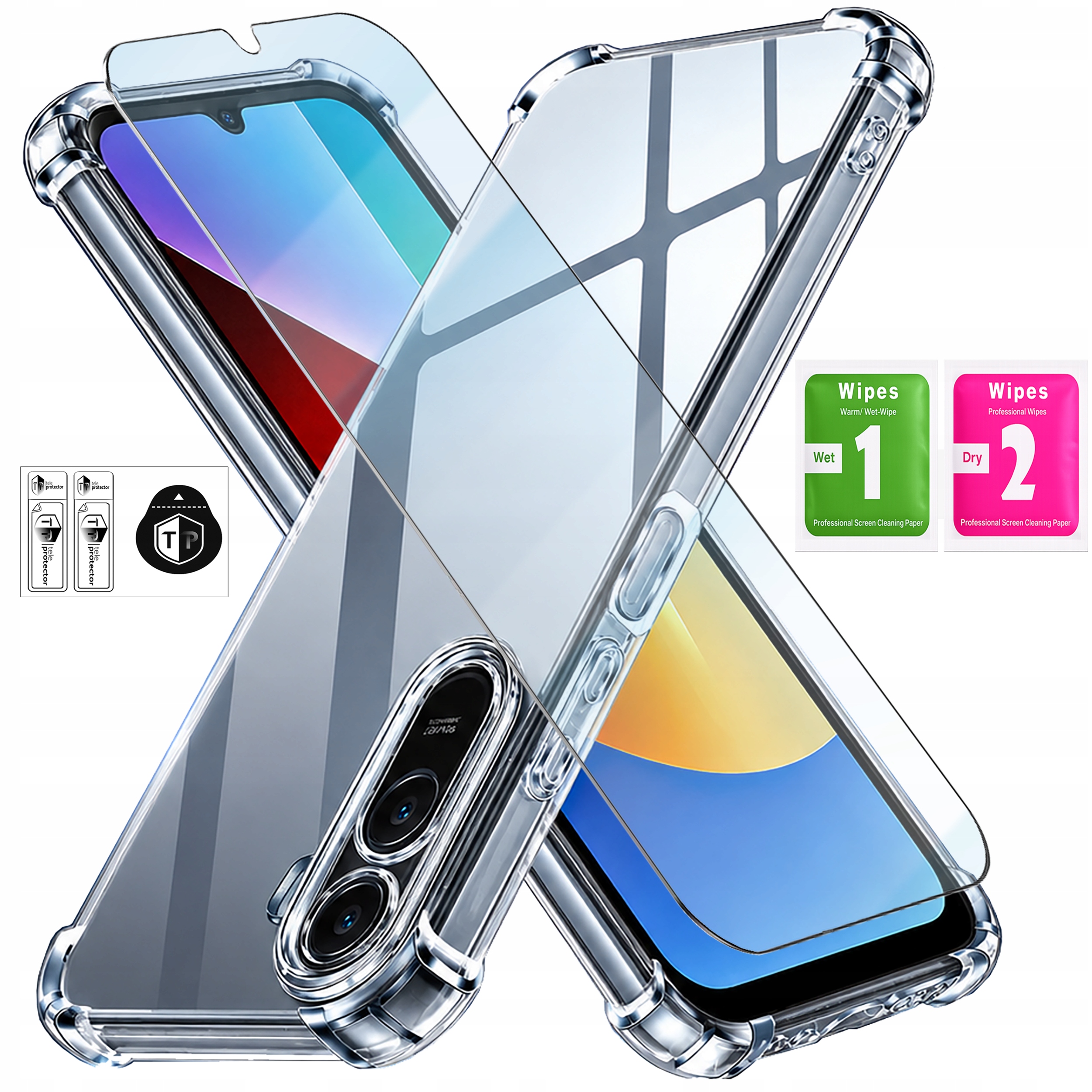 Etui do Redmi A7 Pro 4G I Przeźroczyste Clear Case Shock Pancerne Szkło