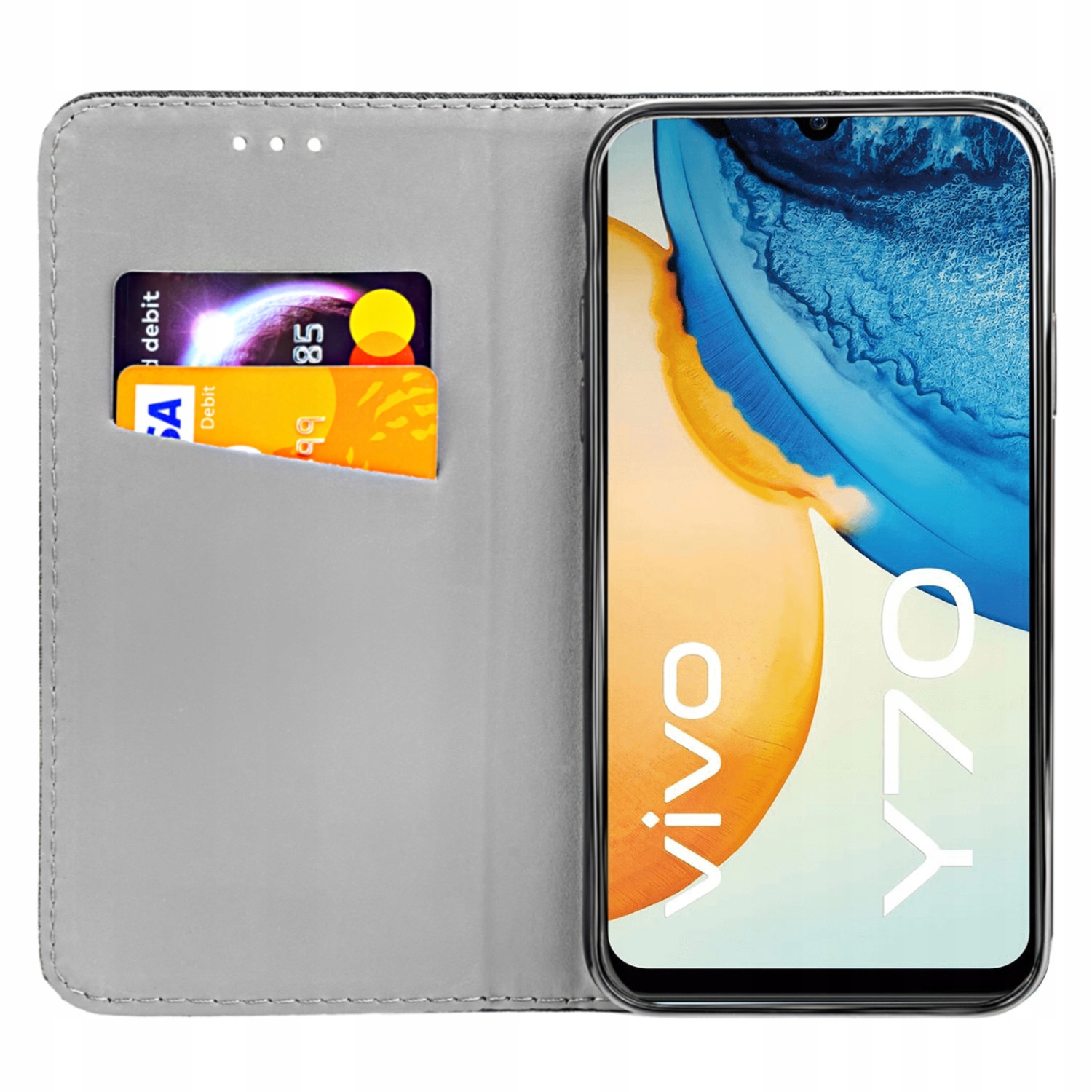 

Etui z Klapką do Vivo Y70 magnetyczne pokrowiec