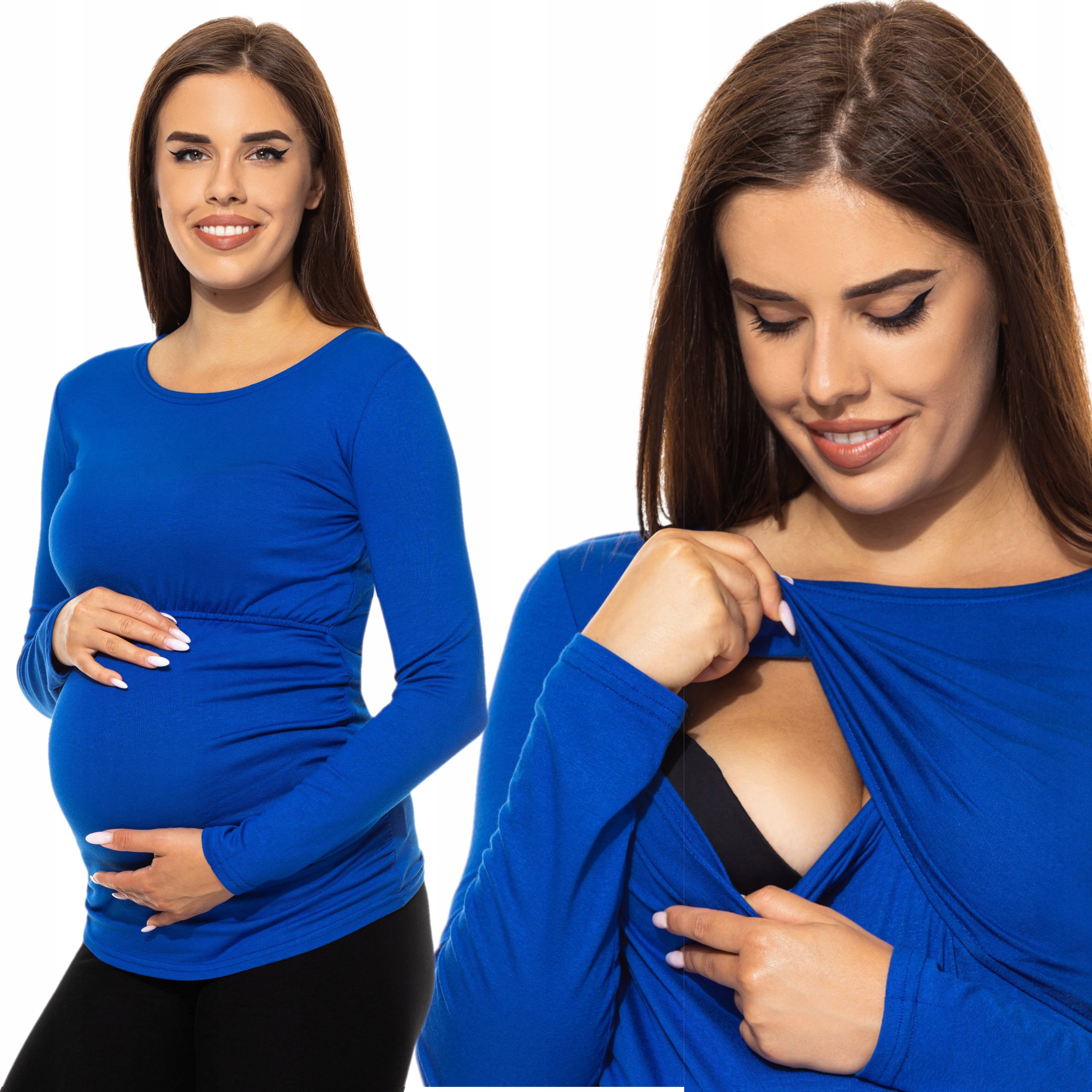 

Bluzka Ciążowa Do Karmienia długi rękaw XL