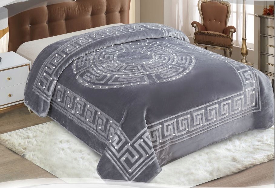 Prikrývka Zara Diamant Glamour 200×240 Gray Y652