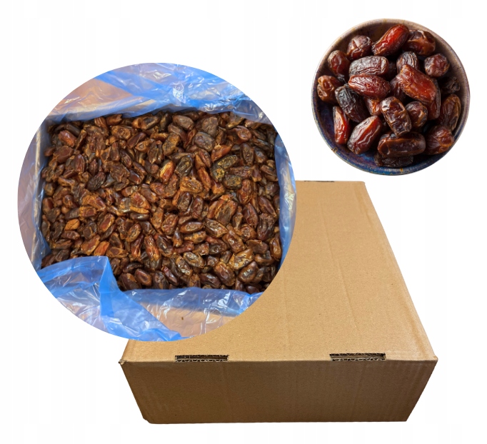 Daktyle Suszone 10 kg Mateo Mięsiste Naturalne 10000g XXL Hurt bez pestek