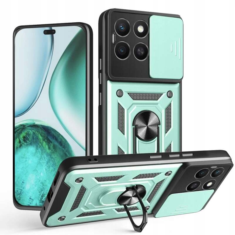 Techsuit – CamShield Series – etui ochronne do Honor X8c – zielone