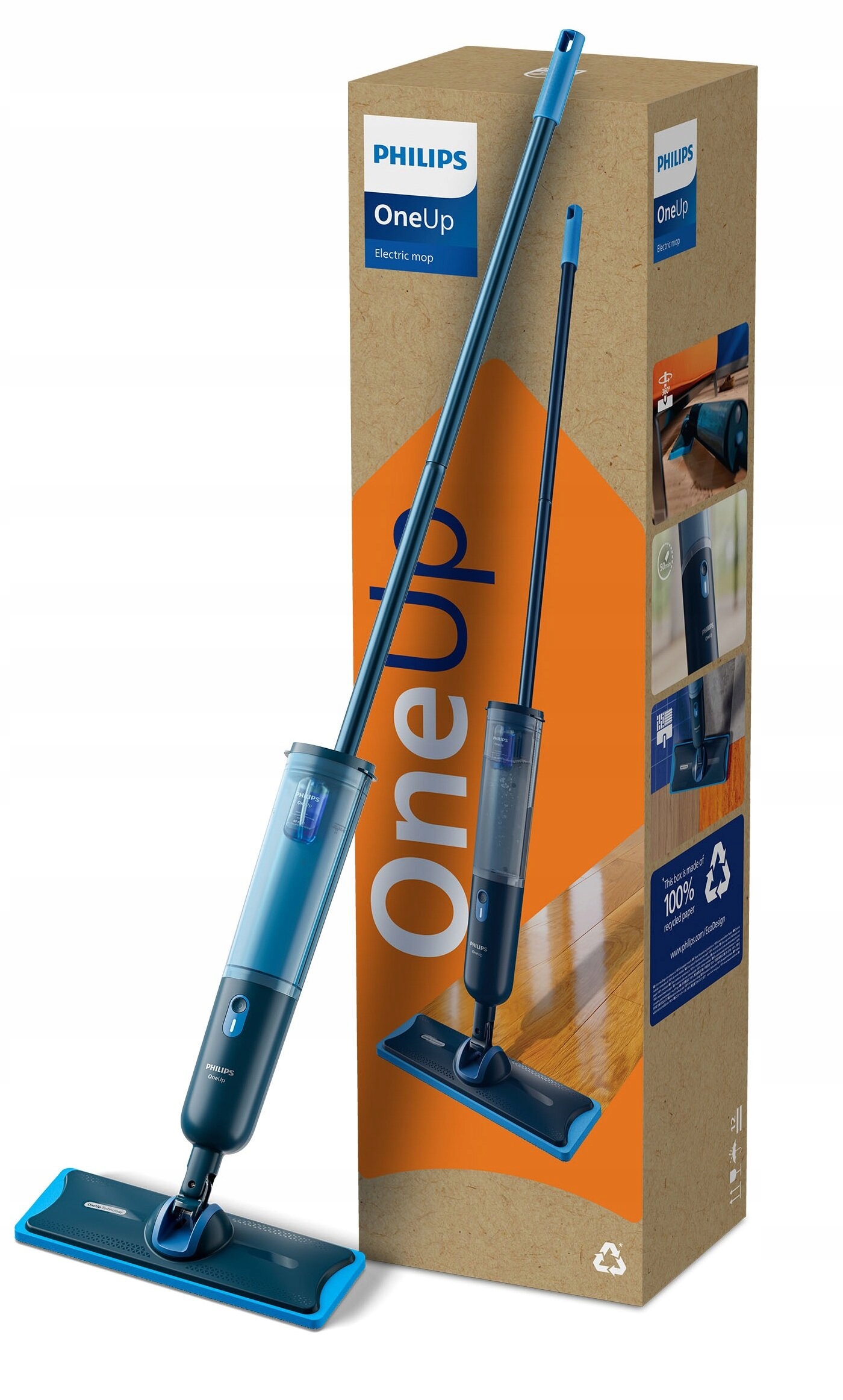 Levně Elektrický mop Philips OneUp řady 3000 XV3101/11 50 min