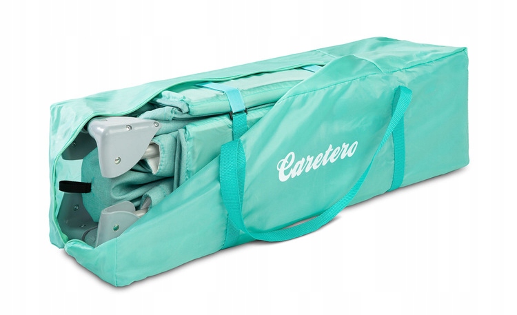 ŁÓŻECZKO TURYSTYCZNE SKŁADANE CARETERO KOJEC+TORBA Długość 120 cm