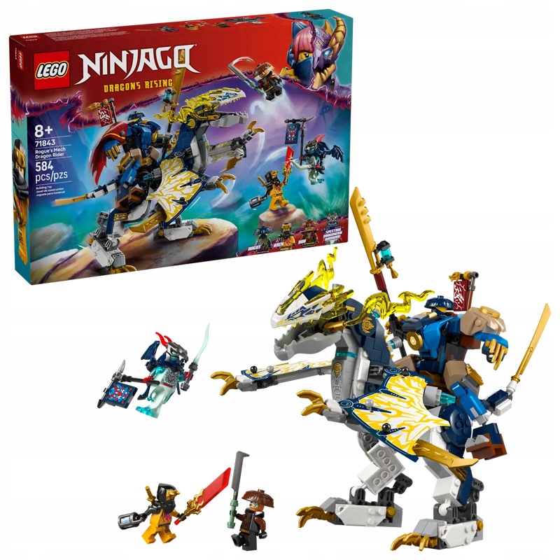 Lego Ninjago Rogueův Jezdec Na Draku Sada Drak Dračích Stavebnice