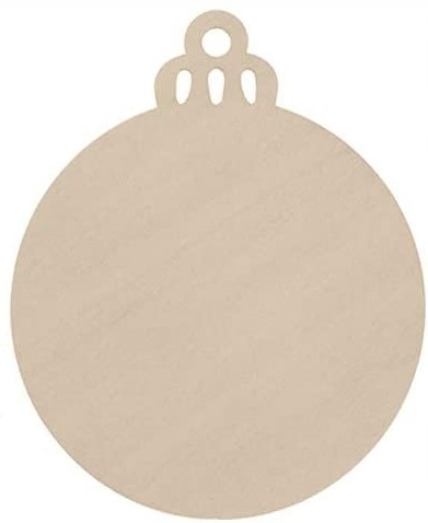 

Bombka Choinkowa Ozdoba Zawieszka Drewniana 8cm