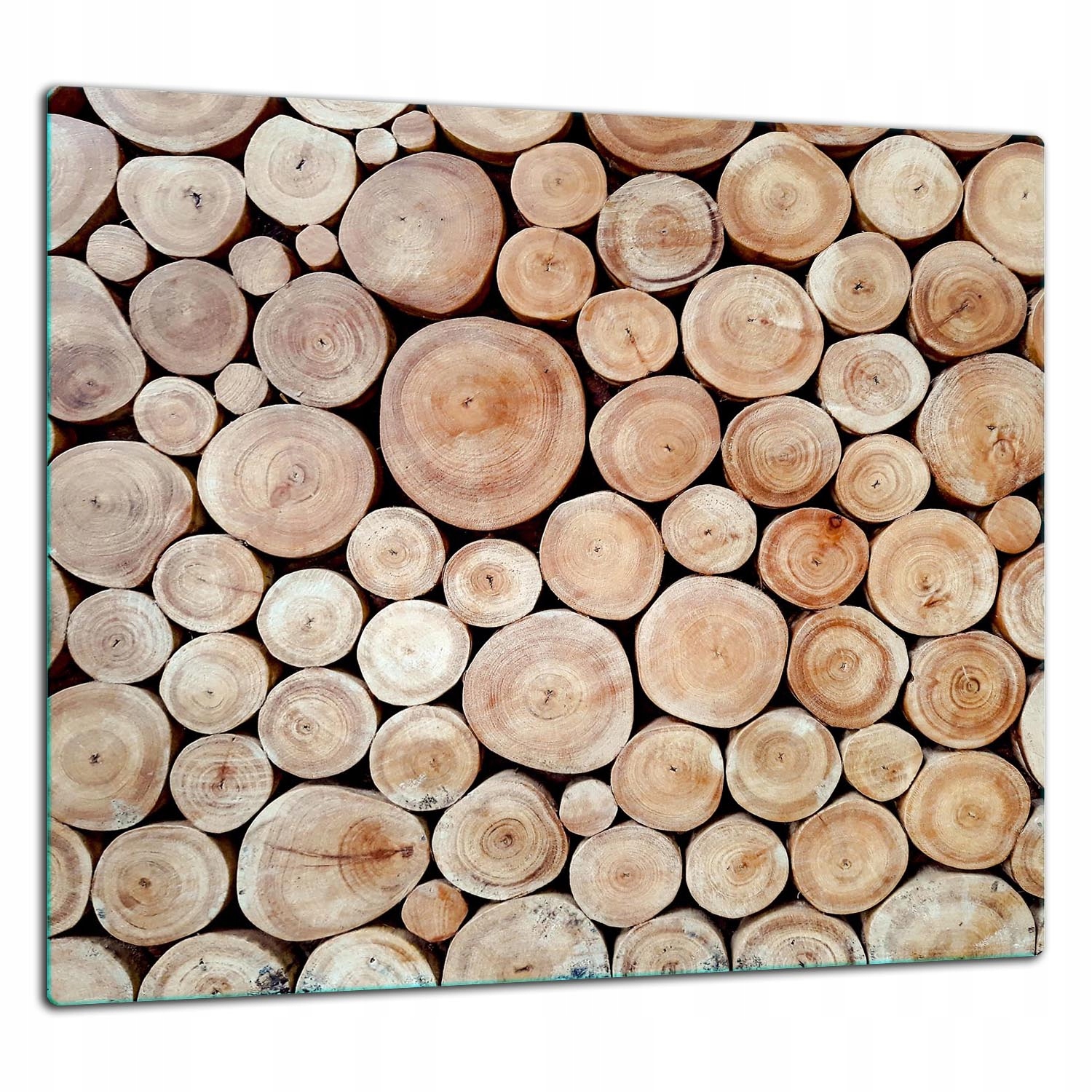 Skleněná Ochranná Deska Panel Lepidlo 65x60 Dřevo Tvrzené sklo 7v1