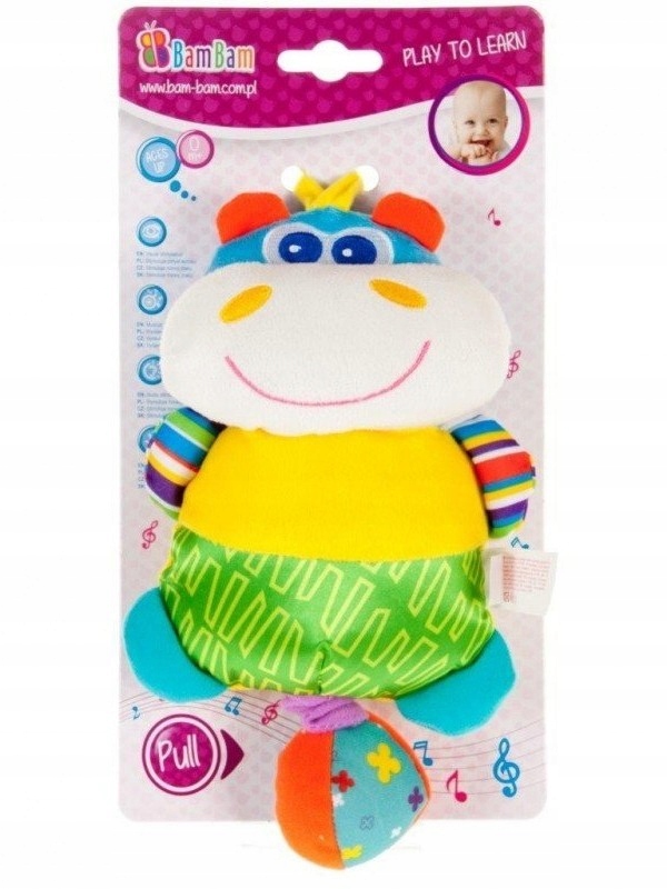 POZYTYWKA PLUSZOWA KRÓWKA ZAWIESZKA BAM BAM