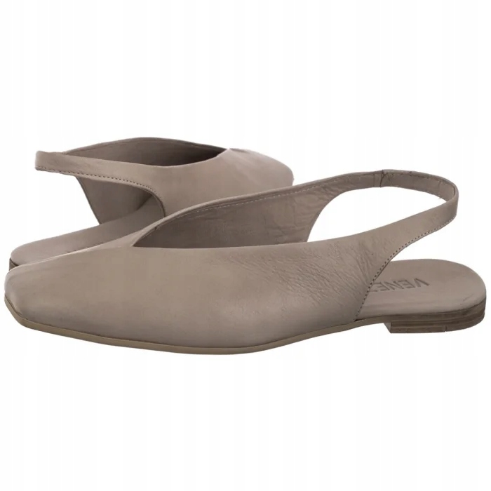 Dámské nazouvací kožené sandály Venezia Béžové E078LEGEOBH041