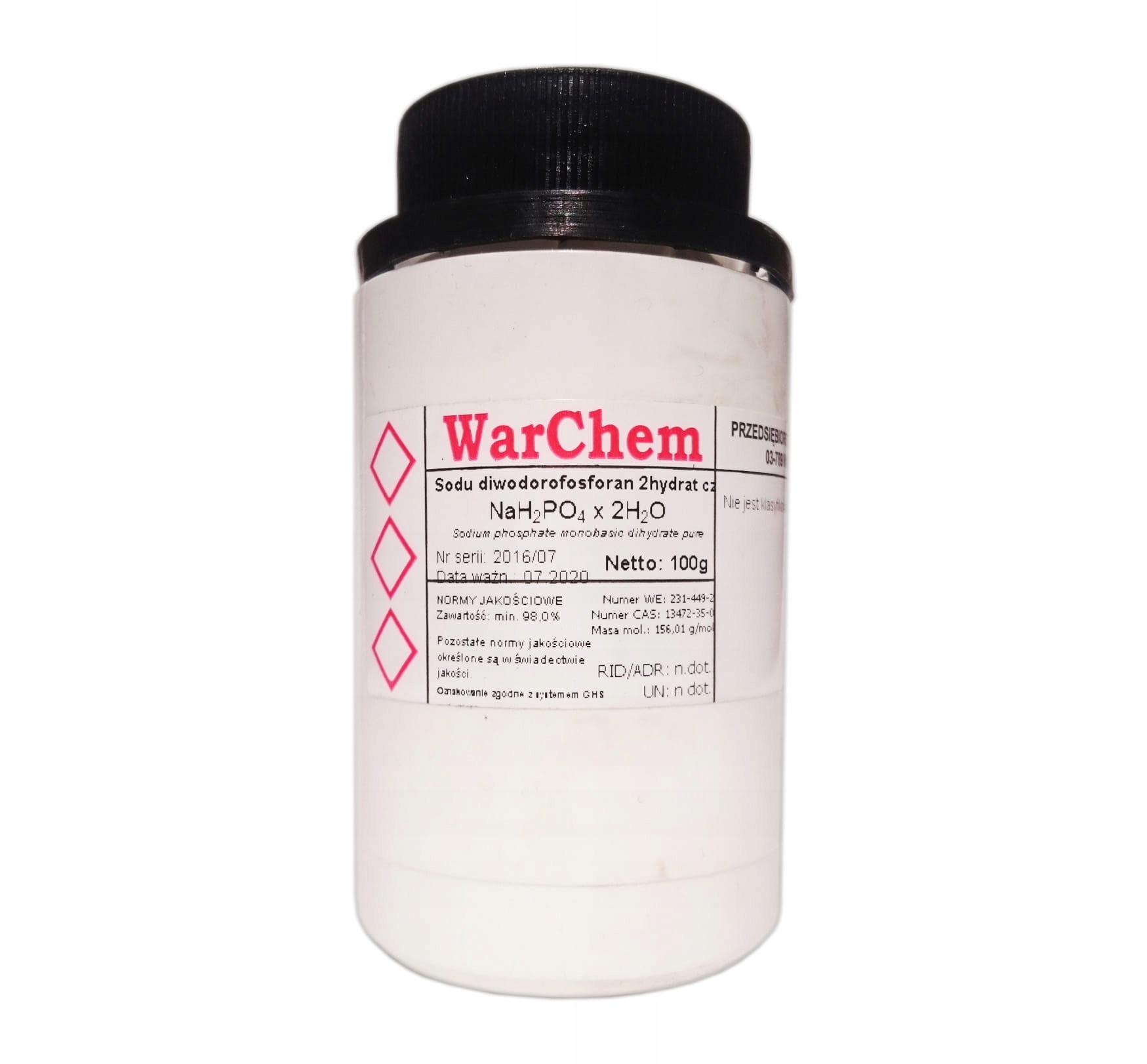 

Diwodorofosforan Sodu 2hydrat czysty 100g