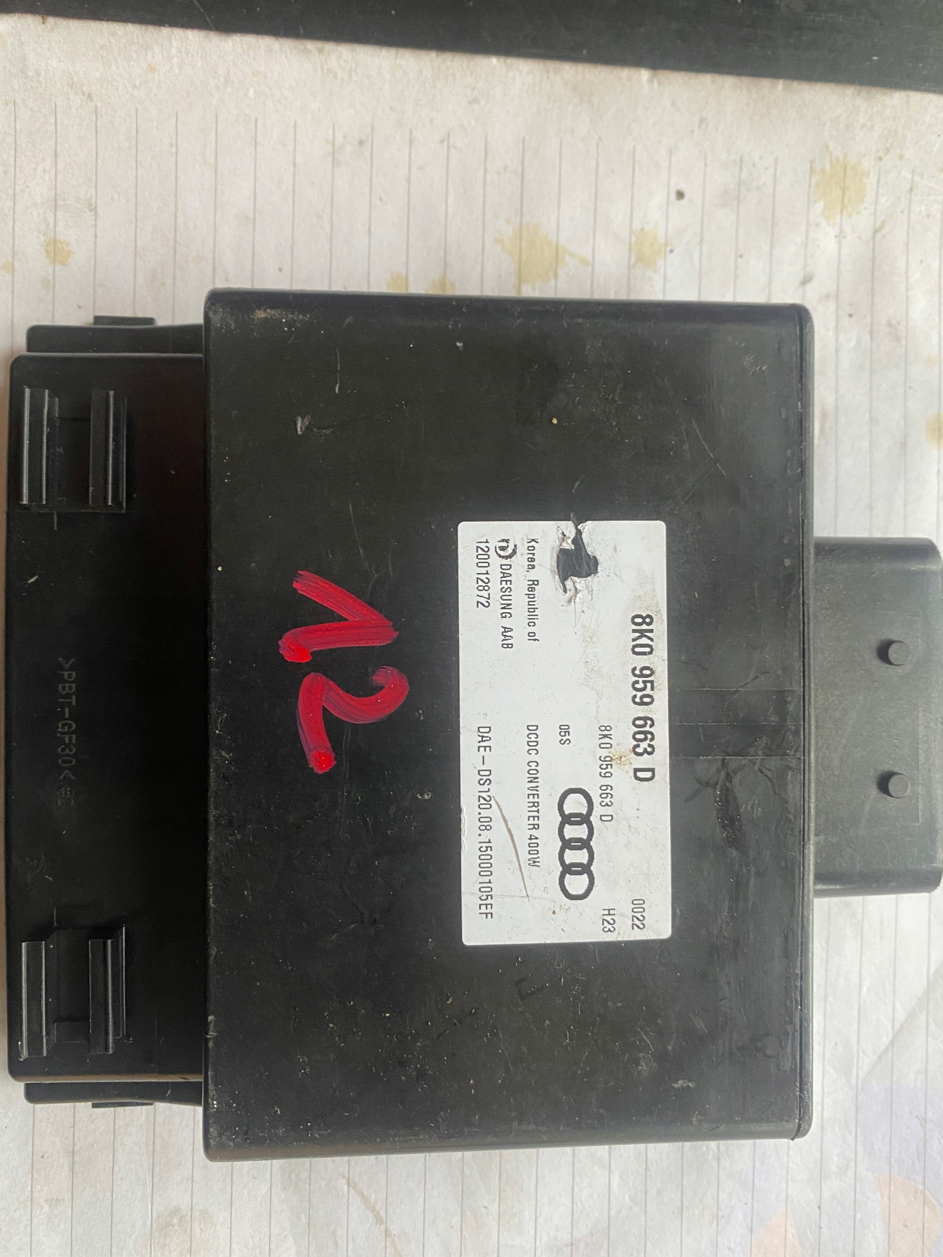 AUDI A1 A4 STABILIZATOR NAPIĘCIA 8K0959663 D