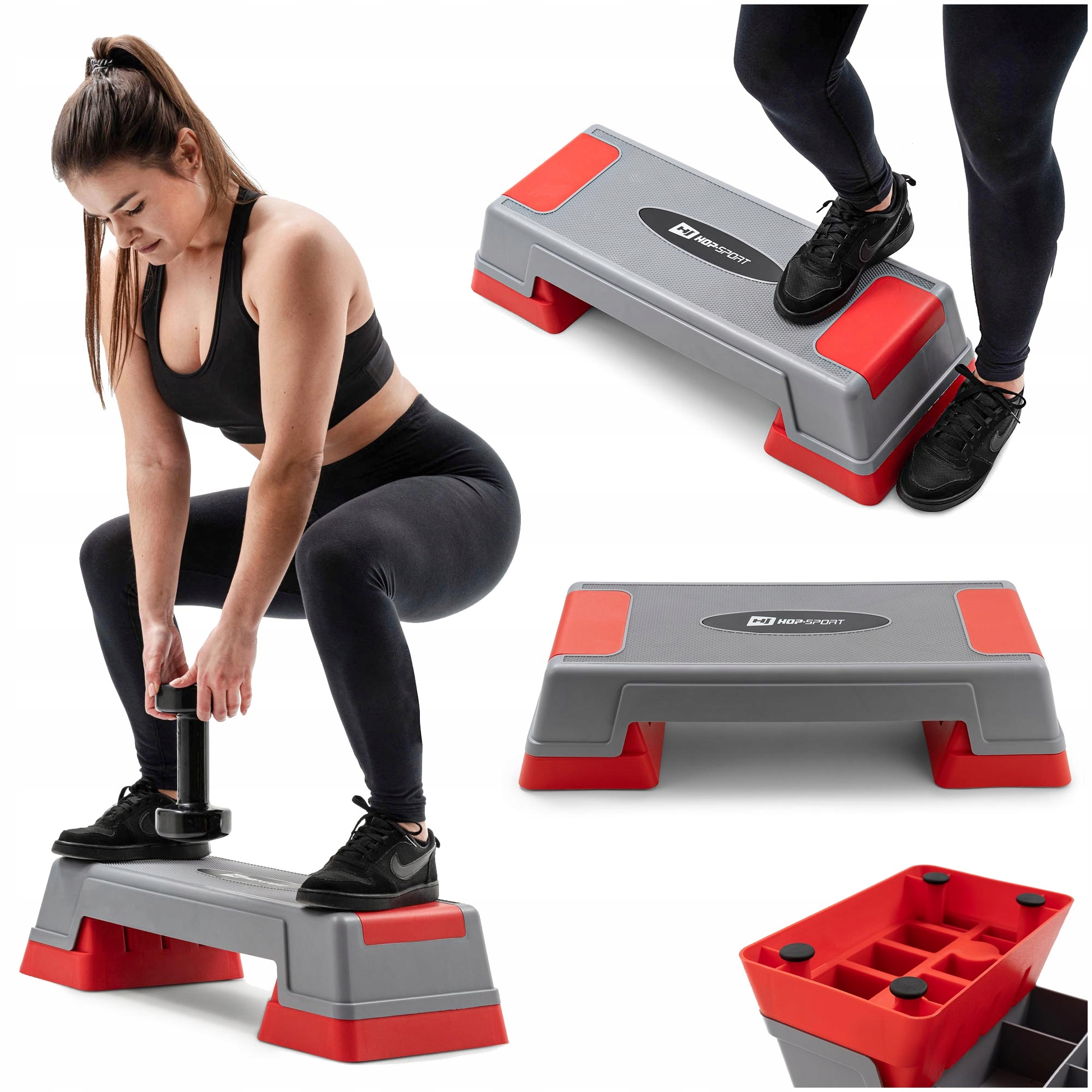 

Step do ćwiczeń fitness aerobiku dwustopniowy