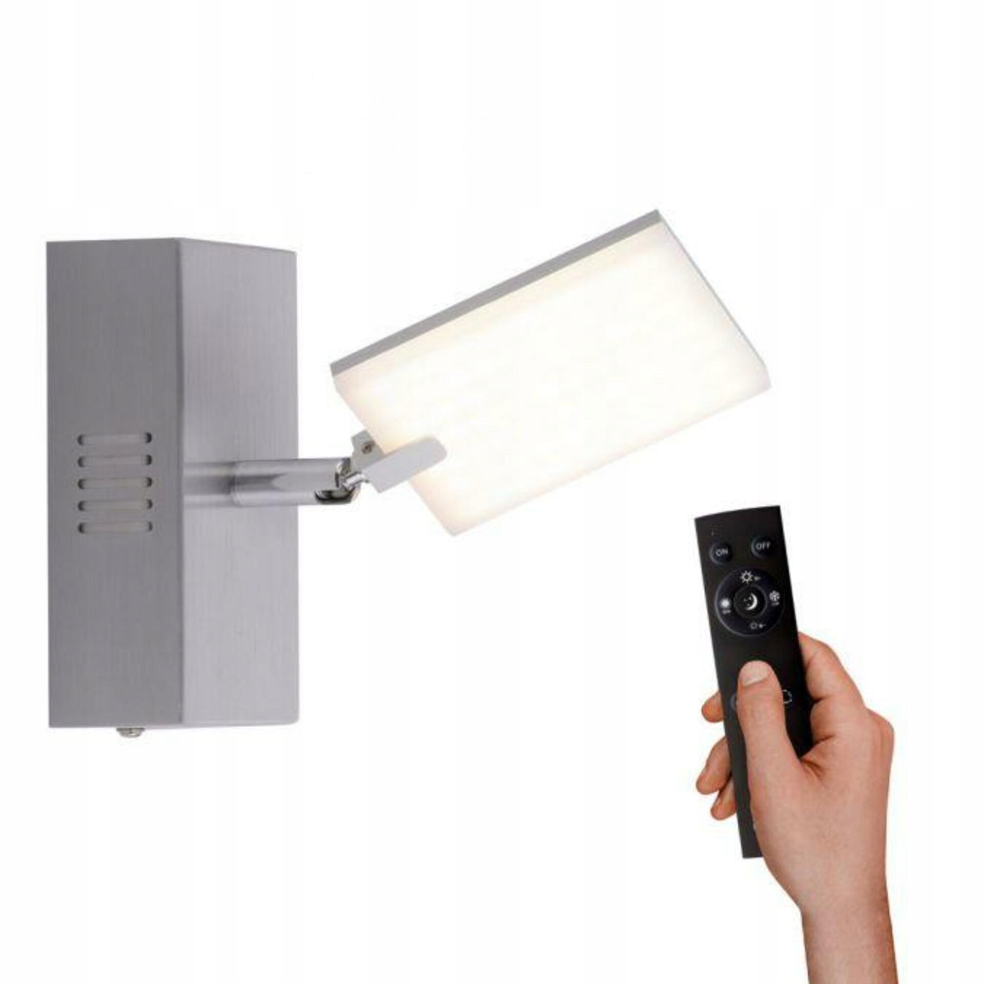 Pure-mira Led nástenné svietidlo biele, stmievateľné, diaľkové ovládanie, Cct 27