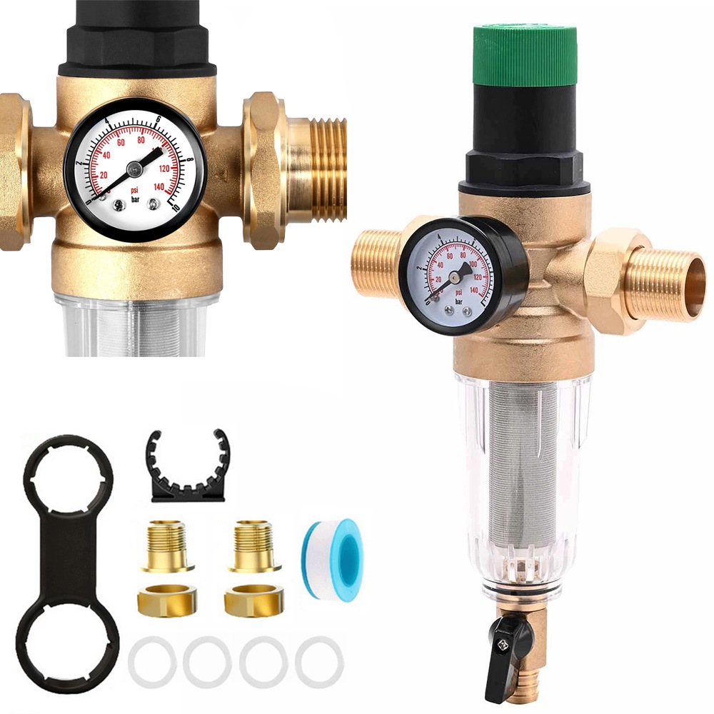 Samočistící Oplachovací Filtr S 1" DN25 S Manometrem