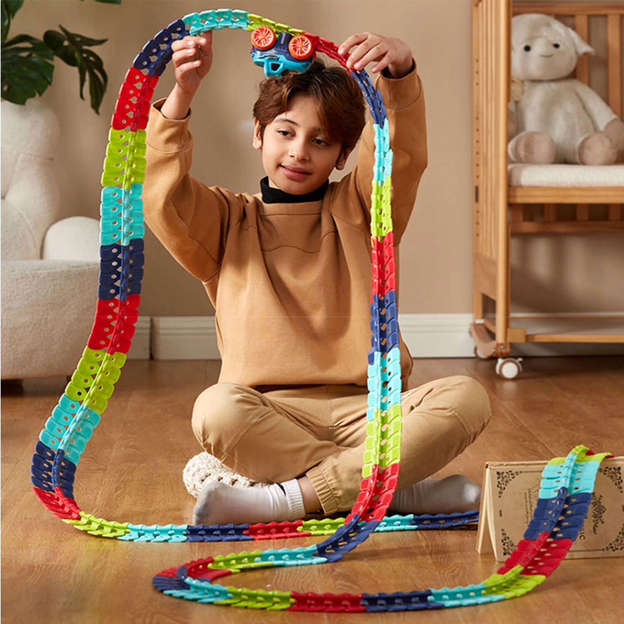 QUEUE MAGIC FLEXIBLE TRACK AUTO PUZZLE 291 Marke MalPlay