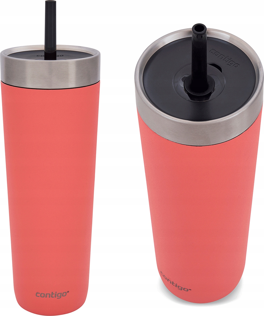 Termohrnek s brčkem Contigo Luxe Tumbler 720 ml Coral