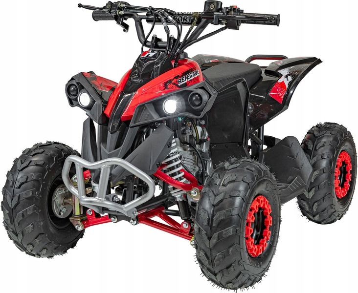 POJAZD QUAD DLA NASTOLATKÓW SPALINOWY SILNIK 110CM POMPOWANE KOŁA