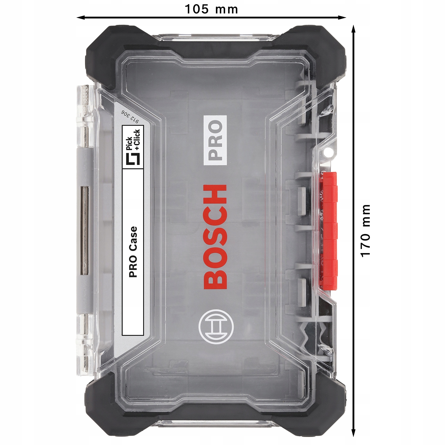 BOSCH WALIZKA POJEMNIK NA BITY WIERTŁA SKRZYNKA PICK & CLICK M Długość 10 cm