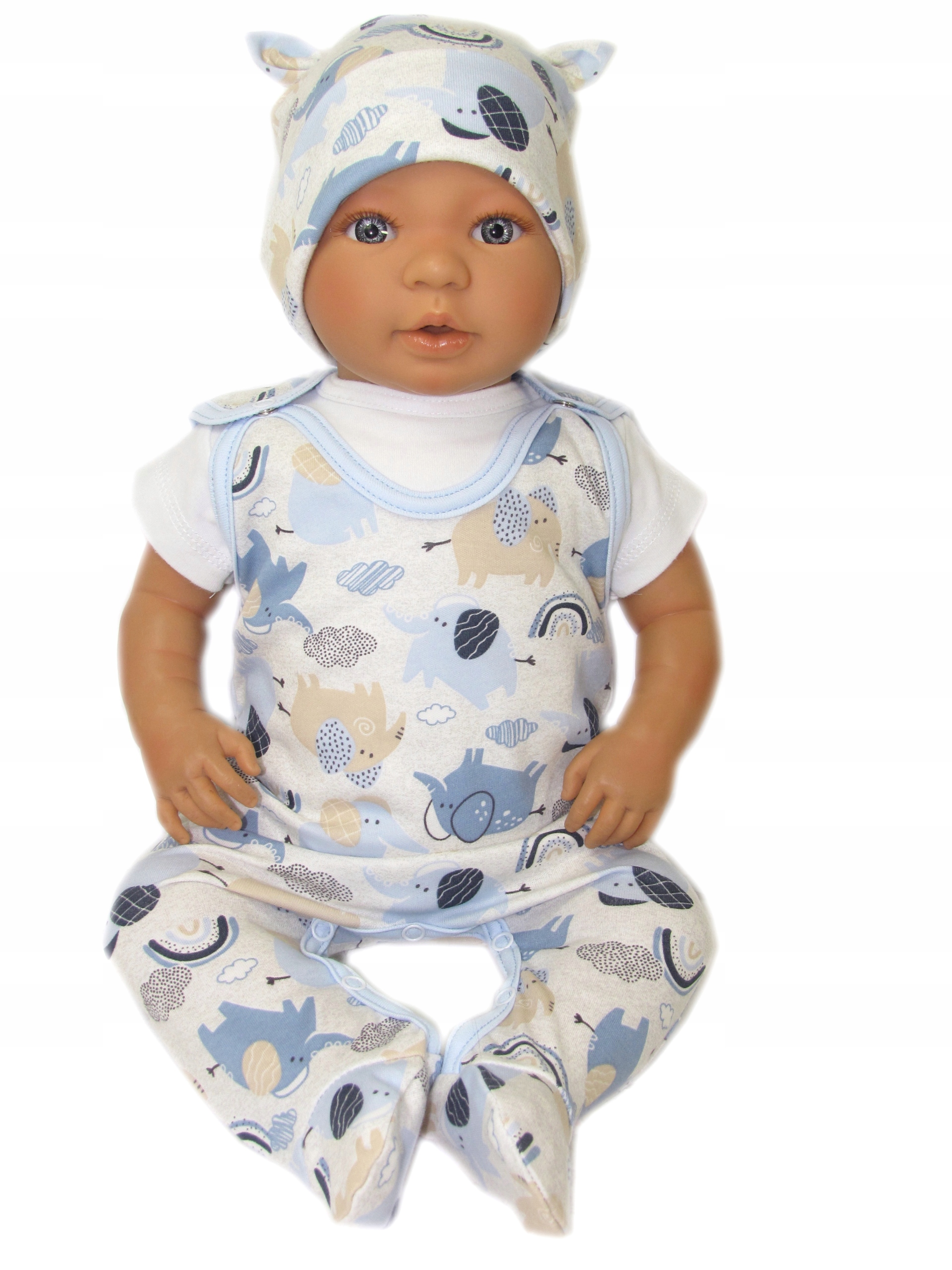 ŚPIOCHY NIEMOWLĘCE ŚPIOSZKI BAWEŁNIANE r.56 /76/ Rozmiar (new) 56