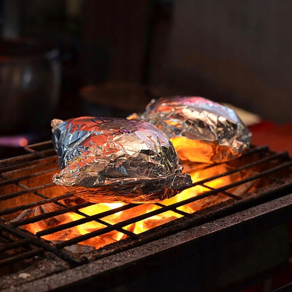 GRUBA FOLIA ALUMINIOWA SPOŻYWCZA CATERING GASTRO EAN (GTIN) 5900942004096