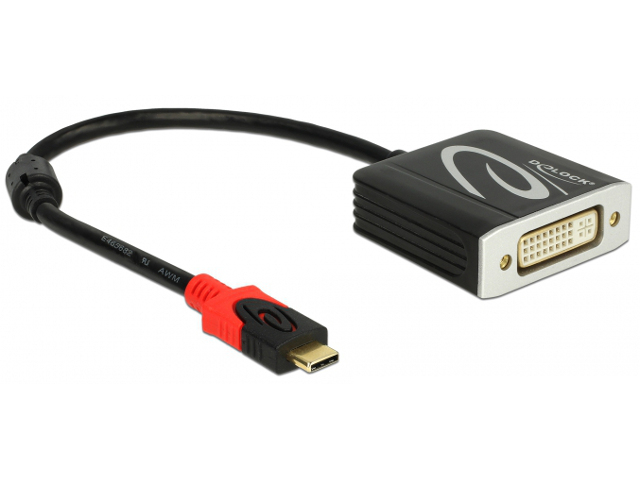 Adaptér Usb C(M)-DVI-D(F(24+5) Single Link