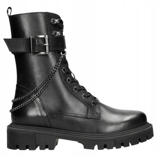 

Trzewiki damskie bikery czarne Wojas r.39