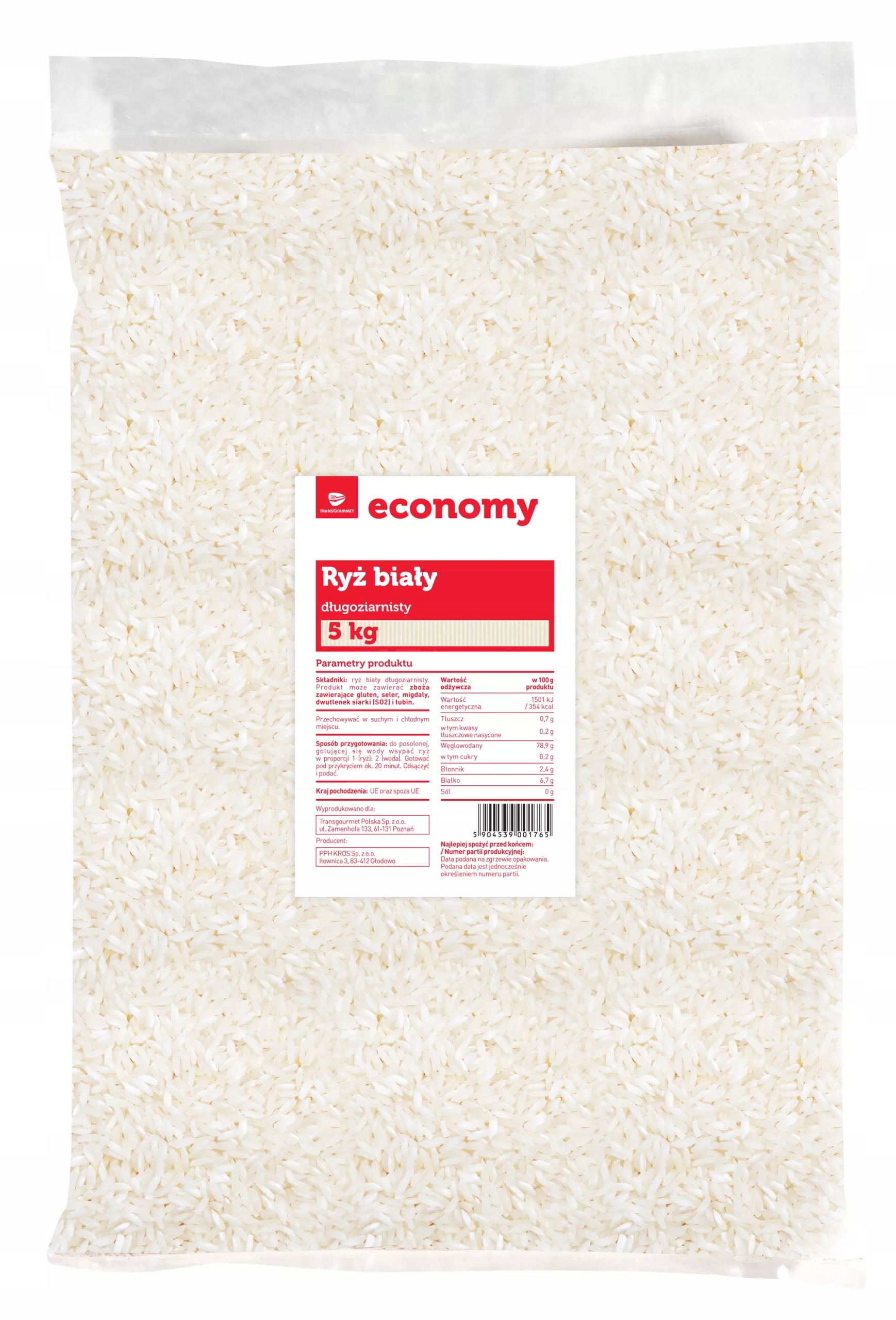 Levně 2X Tge Dlouhozrnná Bílá Rýže 5 Kg