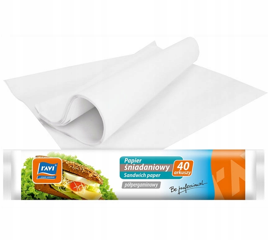 

Papier śniadaniowy półpergaminowy 40 szt.