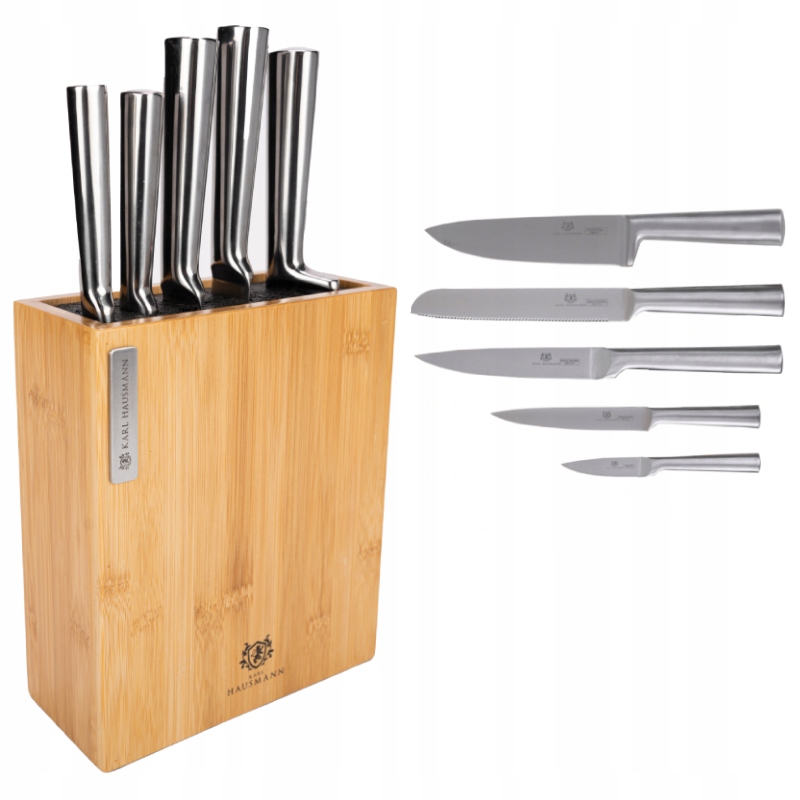 

Zestaw 5 Noży Komplet Noże Kuchenne W Bloku