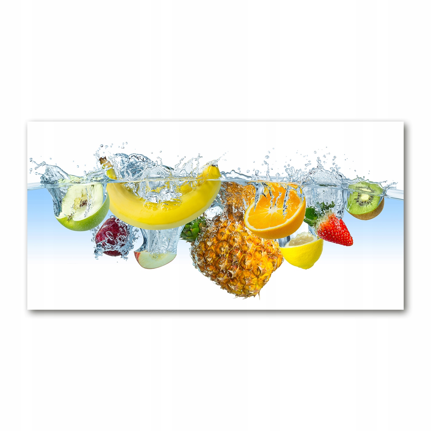 

Foto obraz akryl zdjęcie Owoce pod wodą 120X60 cm