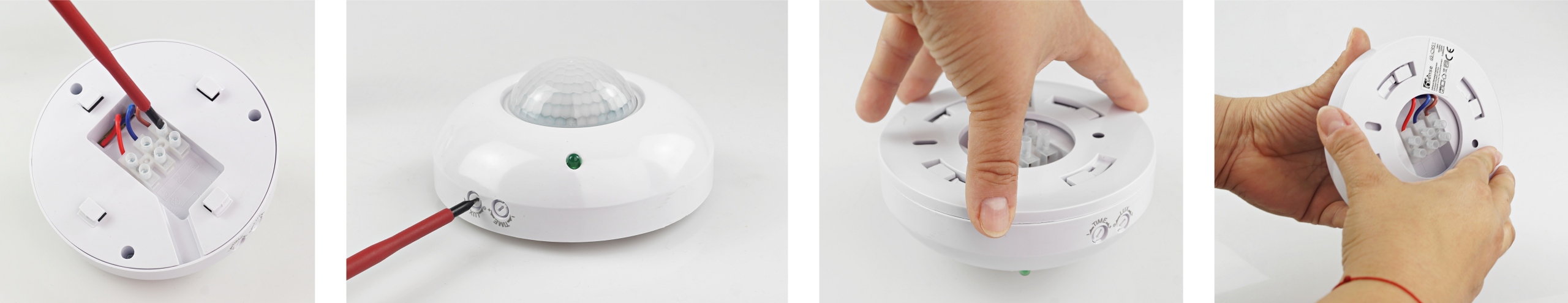 CZUJNIK RUCHU SUFITOWY NATYNKOWY ŚCIENNY PIR LED SENSOR CZUJKA Rodzaj czujnika czujnik ruchu