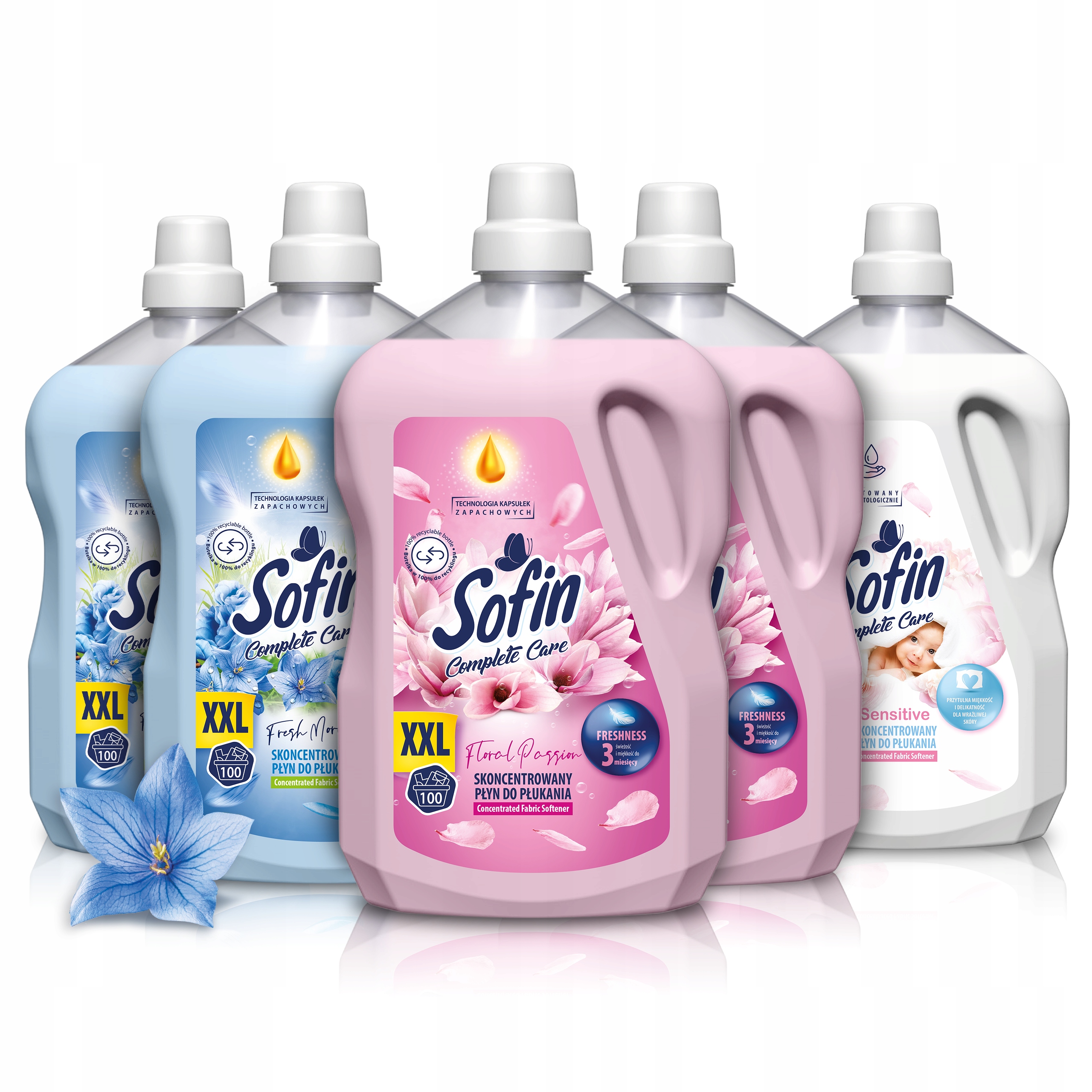 

Sofin Płyn do Płukania Tkanin Freshnes 500p 2,5lx5
