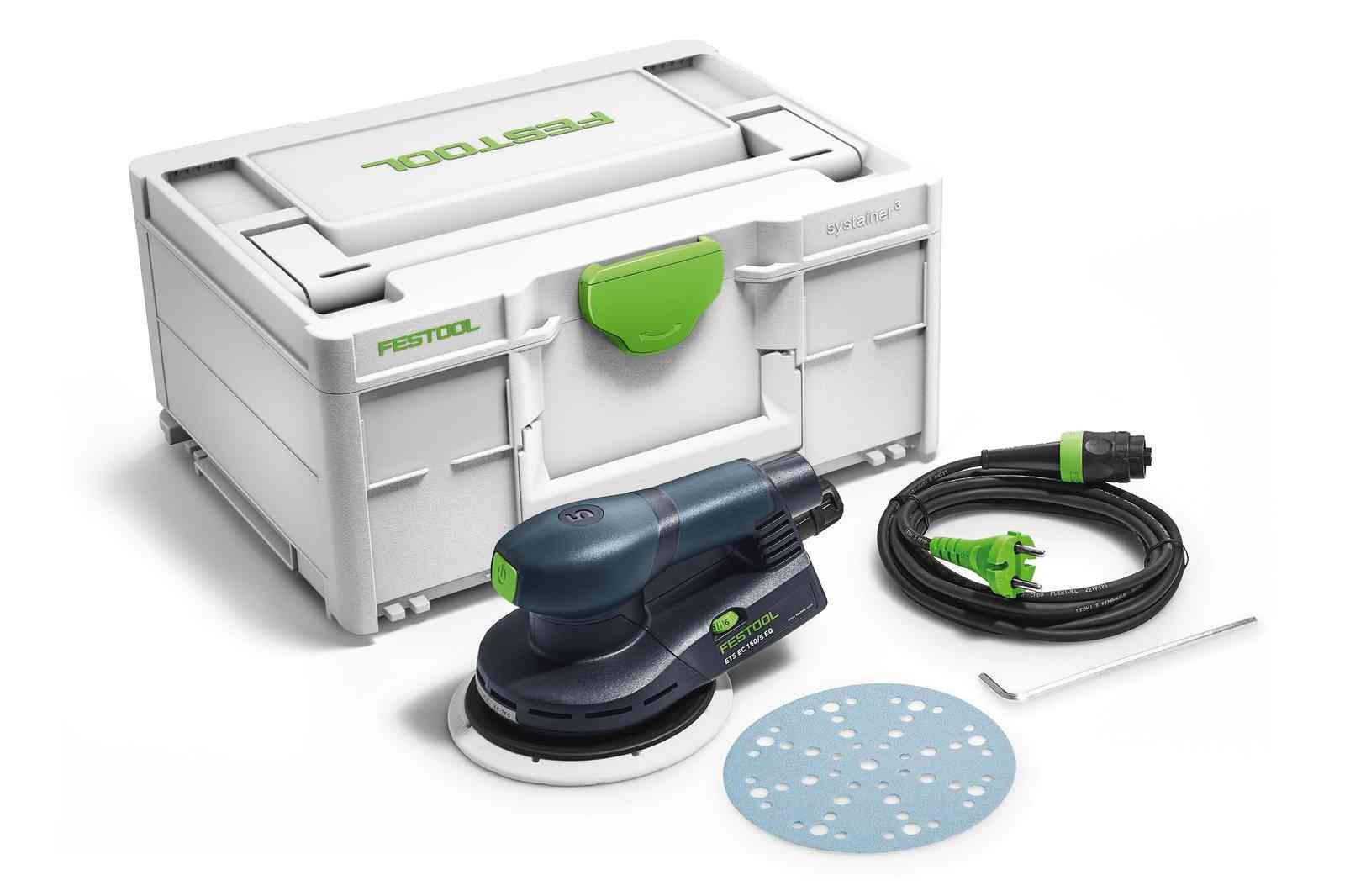 Szlifierka mimośrodowa Ets Ec 150/5 EQ-Plus w SYS3 M 187 Festool