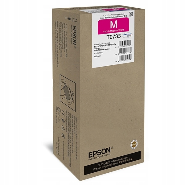 Tusz Epson T9733 C13T973300 192,4ml M Originál WF-869 magenta 22 tisíc