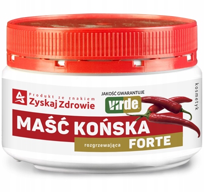 

Maść Końska Rozgrzewająca Forte