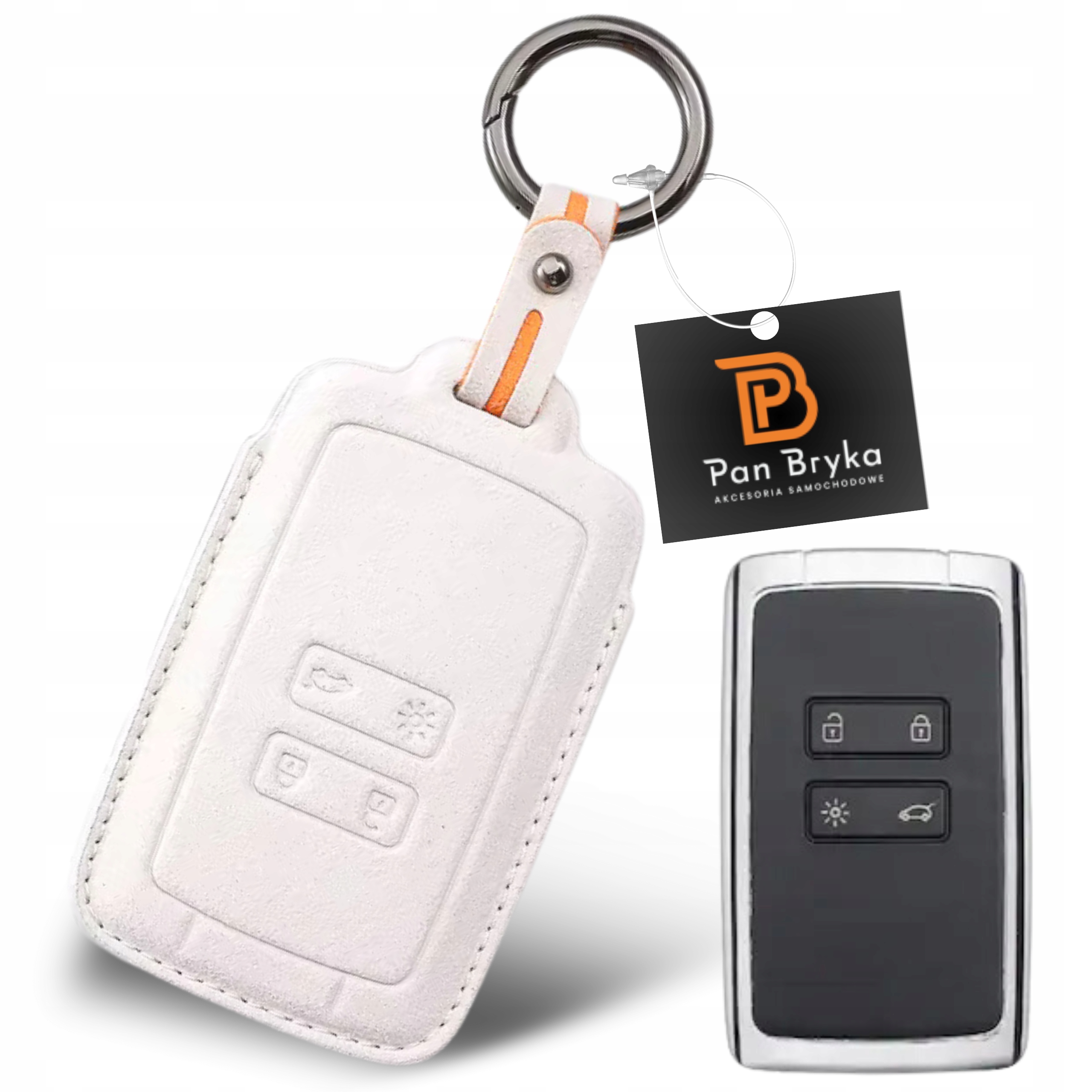 Skórzane Etui Na Kartę Pilot Kluczyk Do Renault Captur Arkana Clio Duster