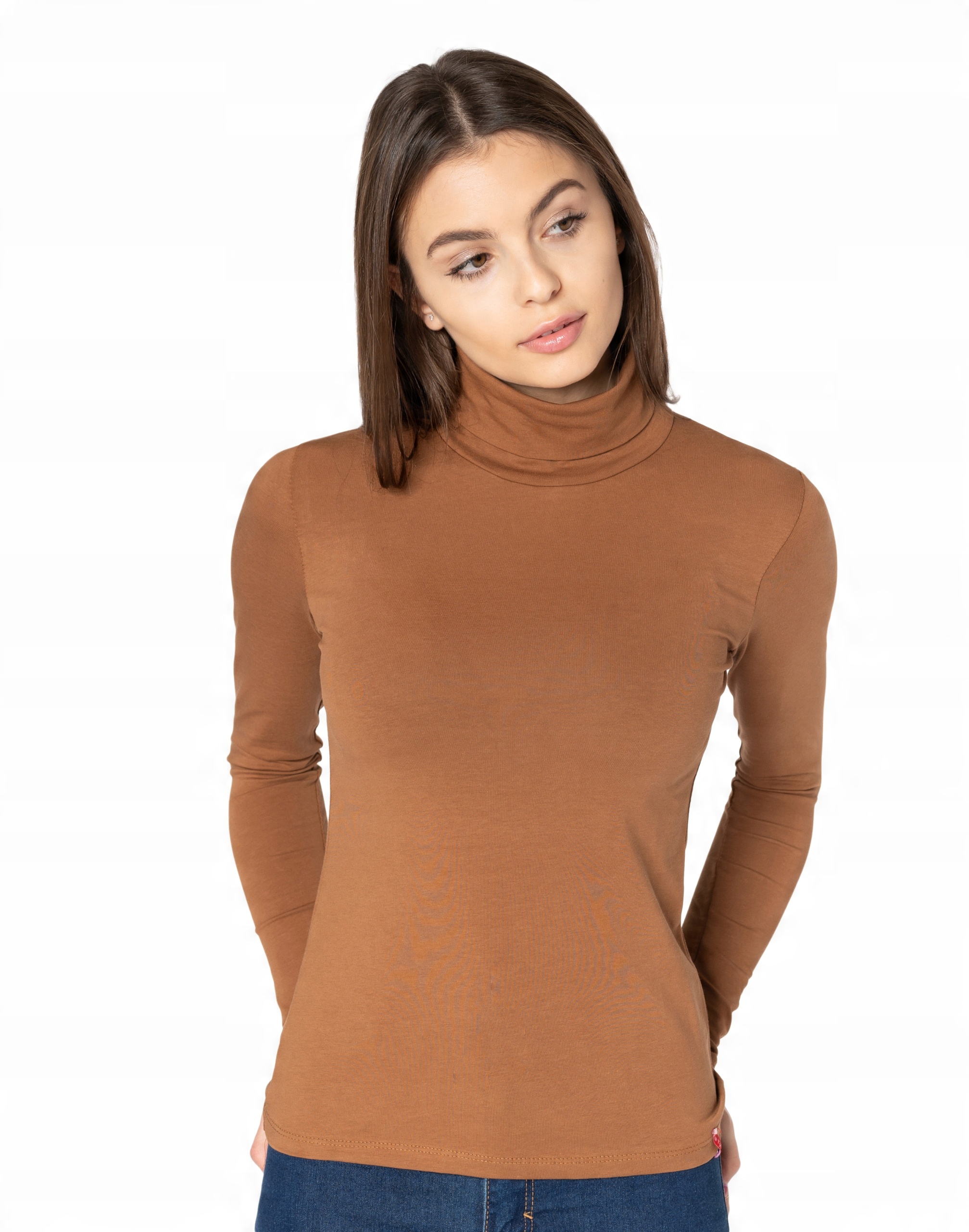 

Golf Damski Cienki Sweter Golfy 8112-10 r L/XL