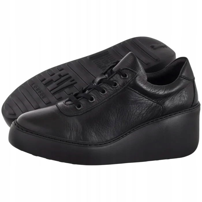Dámské polobotky Fly London Dipo Velvet Black P601638006 Černé