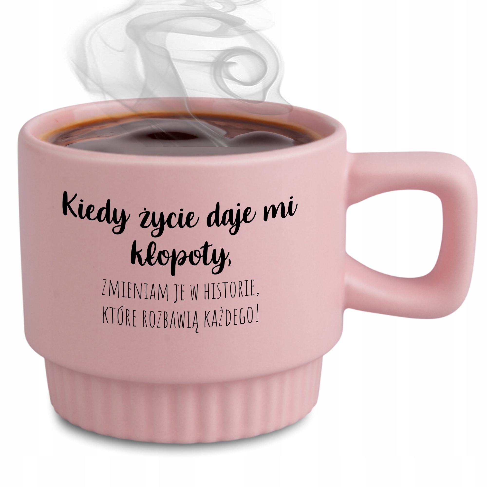 Ryhovaný Hrnček, Elegantný Darček Do Kancelárie, Ružový Zábavné Príbehy