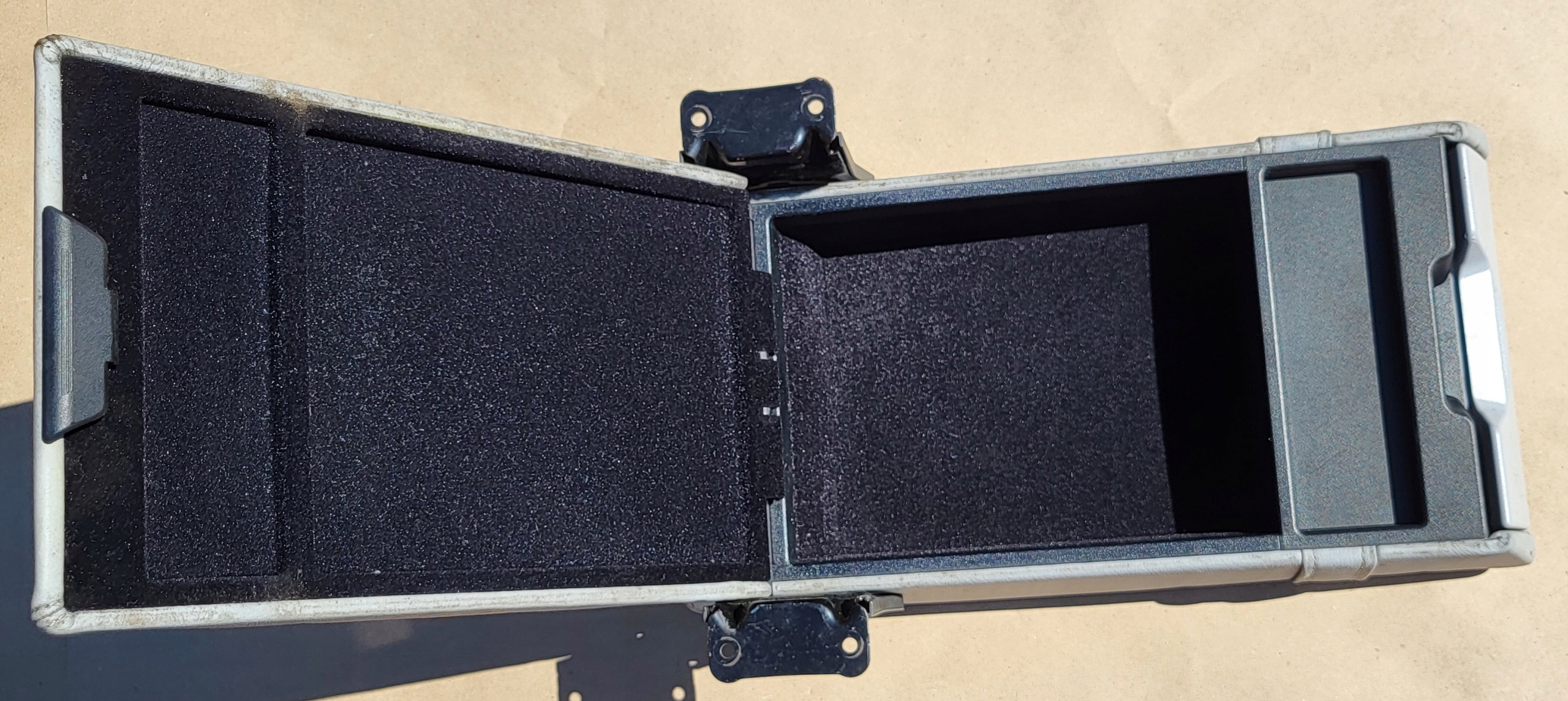 armrest rear passenger compartment bracket for KUBKI rear part MERCEDES S W220 grey leather