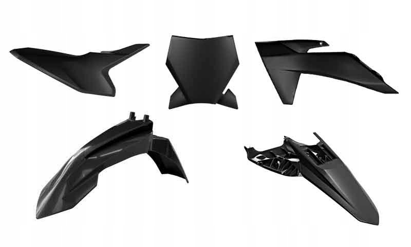 Racetech (rtech) Sada Plastov Ktm Sx 50 24-25 Farba Čierna