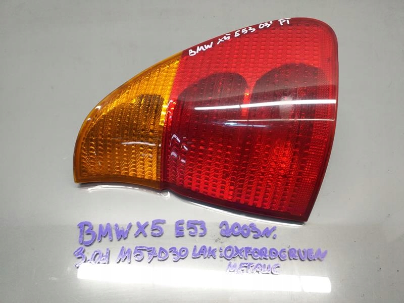 LAMPA PRAWA TYLNA TYŁ BMW X5 E53