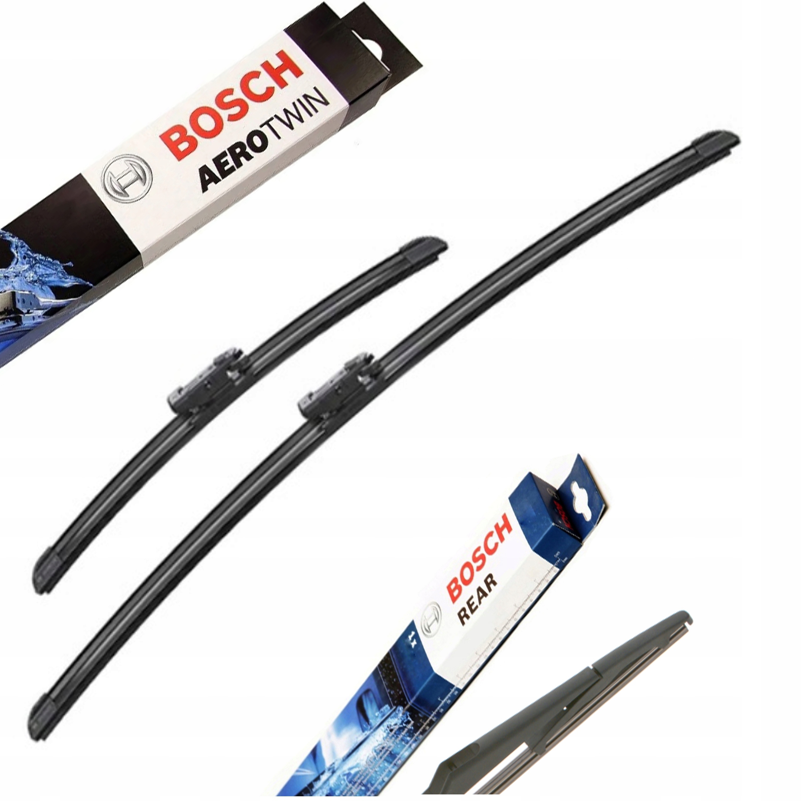 Wycieraczki Bosch Przód+tył Citroen DS5 2011- 2019 Zestaw 725+625+180mm