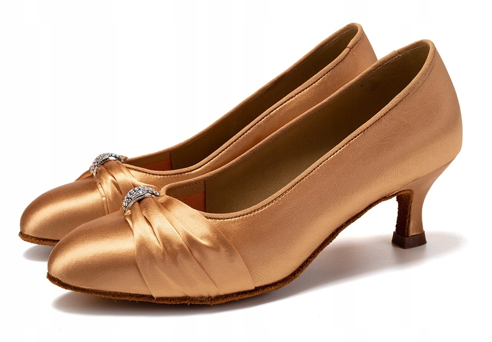 Buty Do Tańca Standardu Delikatne Cieliste 5,5cm