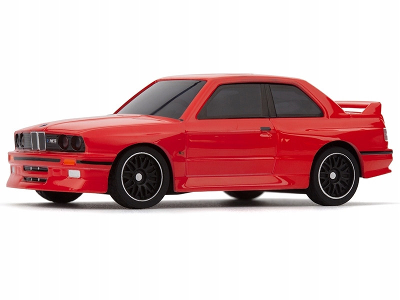 Mały model auto RC HPI RACING Nano-TTR BMW E30 M3 Ravaglia Red RTR 1/64