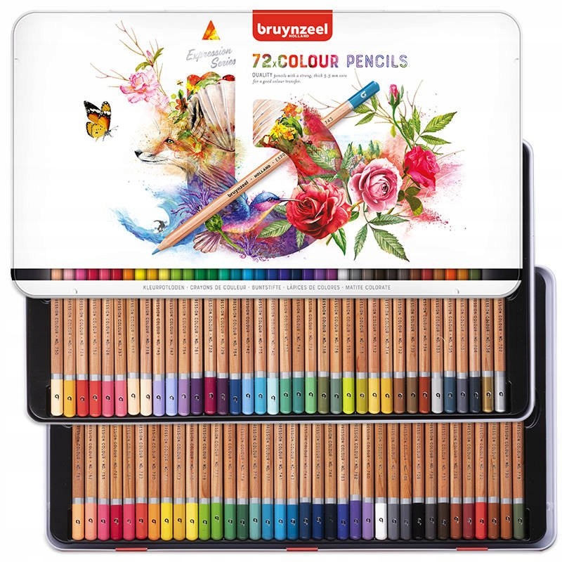 Pastelky Bruynzeel Expression 72 ks Talens Sada pastelek v krabičce