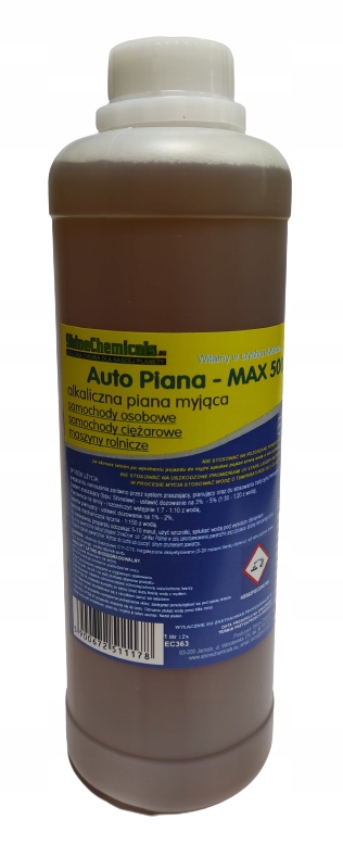 

Auto Piana MAX500 1L alkaliczna myjąc koncentrat